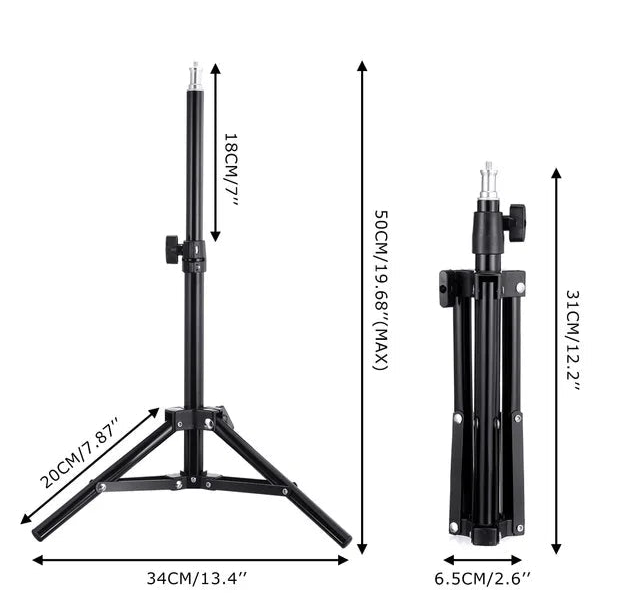 Anel de Luz LED - para Streaming e Fotografia, tripé incluído Anel de Luz LED - para Streaming e Fotografia, tripé incluído